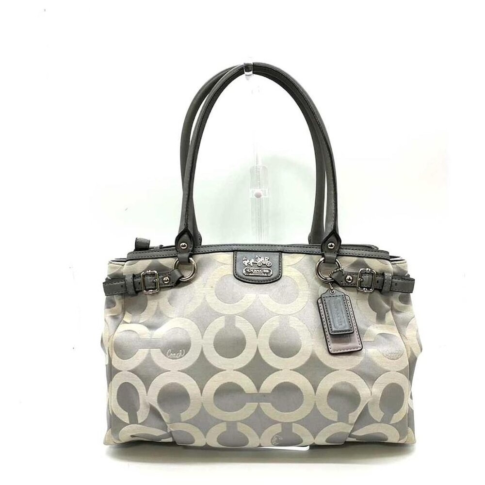 Coach Madison Bronze Signature C's Handbag Purse